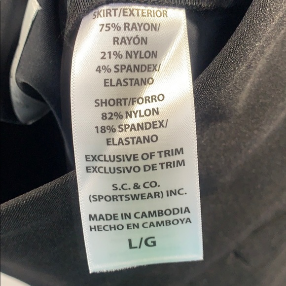 New! S.C. & CO. Black Skort - Picture 5 of 5